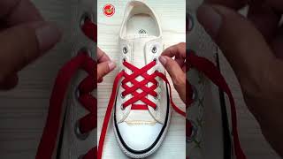 New Shoelace Fashion How To Tie Shoelaces Shoelaces Shorts [upl. by Harrad]