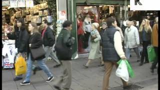 Mid 1990s Oxford Street London Shopping Archive Footage [upl. by Vassell743]