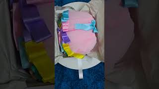 Unboxing Tutu Skirt Dress HugsampHues [upl. by Arobed]