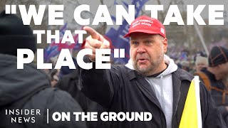 New Footage Shows What It Was Like Inside The Trump Mob At The Capitol  On The Ground [upl. by Adniled]