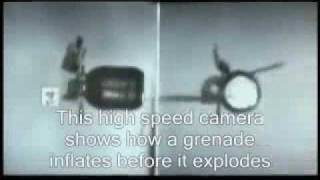 Ultra Slow Motion Grenade Explosion Wach it Expand before Exloding [upl. by Dorr]