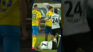 Angeschnipst 👌 fußball fussball pokal lokleipzig rotekarte referee viralvideos viral clip [upl. by Prendergast]