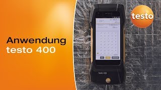 Volumenstrommessung mit dem testo 400 im Kanal und am Auslass Anwendungsbeispiel [upl. by Pirozzo]