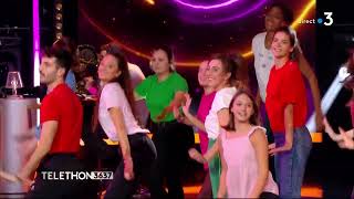 La danse des Jeux Olympiques de Paris 2024 en avantpremière pour le Téléthon 2023 [upl. by Switzer]