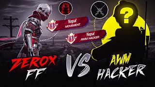 Zerox FF🥷 Vs AWM HACKER👽  AXETV999 is Back💥 [upl. by Nerej281]