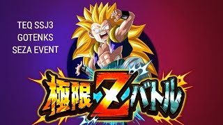 TEQ SSJ3 GOTENKS SUPER EZA STAGE COMPLETED DBZ Dokkan Battle [upl. by Ohce523]