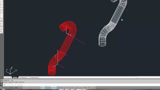 0319  Curso Autocad  Ejercicio Extrusión por Trayectoria [upl. by Lichter272]