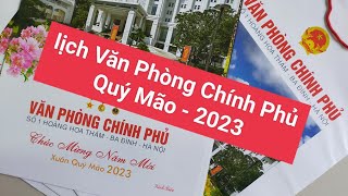 Lịch Văn Phòng Chính Phủ QUÝ MÃO 2023 lich VPCP 0938578988 [upl. by Annodam]