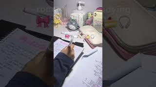 how to romanticize studying 🖇️☁️🍥study studywithme stationery pinterest backtoschool [upl. by Goto]