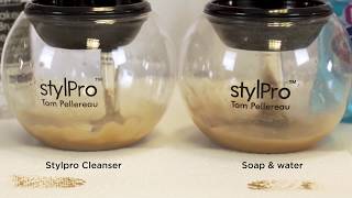 Does it REALLY work  StylPro Cleanser vs Soap amp Water [upl. by Kcireddor]