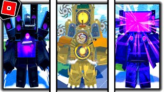 How to get TITAN CLOCKMAN and TRI SOLDIERS in SKIBIDI TOILET BLOCKADE BATTLEFRONT  Roblox [upl. by Nillad]