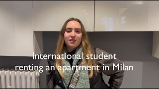 Renting an apartment in Milan  international students review [upl. by Nehgem]