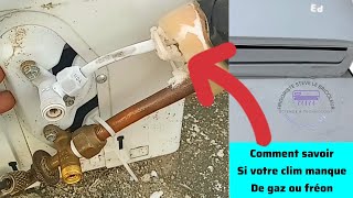 comment détecter une fuite de gaz dans un climatiseur [upl. by Jelle]