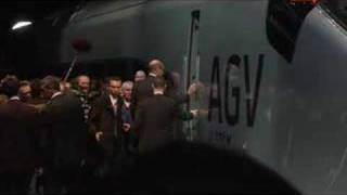 Nicolas Sarkozy inaugure le train du futur [upl. by Renick157]