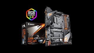 Gigabyte Z390 AORUS PRO WiFi Motherboard Unboxing and Overview [upl. by Mlehliw]