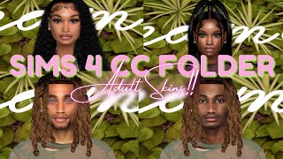 Sims 4 Skin CC FolderLookbook  Thank you for 1k on TWITCH [upl. by Hulbig]