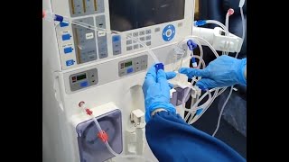 How to start a Dialysis Machine  Eco Priming Fresenius 4008S [upl. by Warton459]