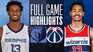 GRIZZLIES at WIZARDS  FULL GAME HIGHLIGHTS  October 28 2023 [upl. by Ginnifer]