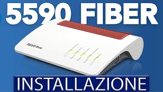 Tutorial FRITZBox 5590 Fiber  Connessione FTTH Diretta e VoIP [upl. by Sielen]