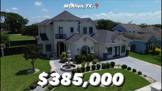 MCALLEN TX  385000  4 BEDS  2 FLEX ROOMS  2995 SQ FT LIV  OUTDOOR KITCHEN  CONVERTED GARAGE [upl. by Coralie344]