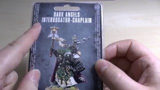 Dark Angels Interrogator Chaplain  Unboxing amp Review WH40K [upl. by Pulchia]