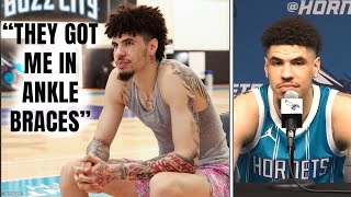 LAMELO MEDIA DAY INTERVIEW 202425 SEASON [upl. by Eenwat]