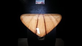 Wooden surfboard Build [upl. by Manley327]