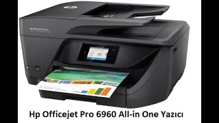 Hp Officejet Pro 6960 Print Head CleaningBaskı Kafası Temizleme [upl. by Murage]