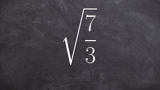 Simplify a fraction under a square root  Legal cheating for math [upl. by Eidnam393]