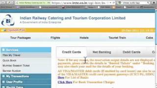 Online Train Ticket Booking via IRCTC [upl. by Enoch845]