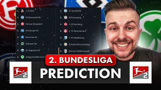 Meine 2 Bundesliga PROGNOSE Saison 20242025 🏆 [upl. by Dorsey139]