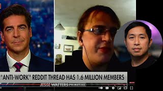 Reaction Antiwork Subreddit Fox News Interview [upl. by Aniuqaoj]