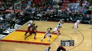 LeBrons sick dish to Haslem for the slam [upl. by Gnaht]