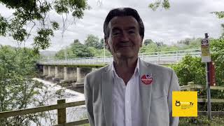 Feargal Sharkey visits Wylam Northumberland to talk about water pollution in the River Tyne [upl. by Aimak154]