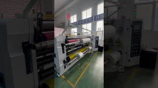 Slitting bopp film bopp bopet automobile film thermal photoelectric polymer plastic [upl. by Revned]