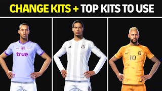 eFootball 2024  HOW TO CHANGE KITS  BEST KITS TO USE [upl. by Laram]