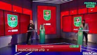 Carabao cup semifinal draw 20202021 [upl. by Allare696]