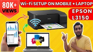 epson l3150 wifi setup  epson l3150 wifi direct setup laptop  epson l3152 wifi setup mobile [upl. by Rosario]