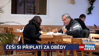 Obědy v Česku dál zdražují Restaurace se chtějí „zahojit“ ceny naráží na strop míní experti [upl. by Bruni]