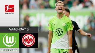 VfL Wolfsburg  Eintracht Frankfurt 20  Highlights  Matchday 6 – Bundesliga 202324 [upl. by Deuno5]