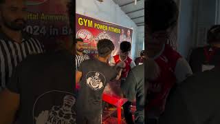 Brother strength 55kg 🥵armwrestling shorts [upl. by Nirehtak]