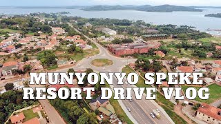 Munyonyo Speke Resort Drive Vlog 4K HDR  Driving from Entebbe to Munyonyo Resort via Expressway [upl. by Neenaej763]