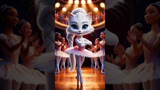 Ballet Cute Cat 🩰 cat ai cats aicat cute cutecat funny kitten kitty story anime [upl. by Anauqahs]