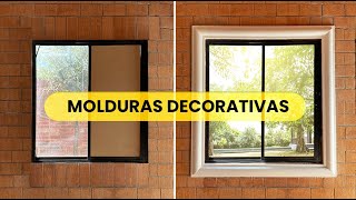 ¿CÓMO INSTALAR MOLDURAS DECORATIVAS  TECNOPOL [upl. by Gabriele66]