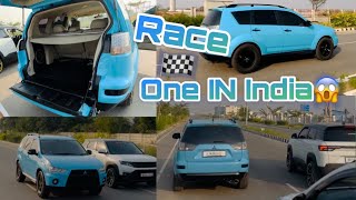 Outlander VS Brezza🏁 Audi ko bhi Maaf krti h ye Gadi😱😱 Brezza Modified ❤️🔥 [upl. by Ikila]