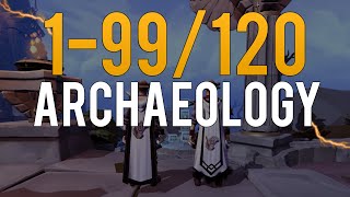 Updated guide to leveling Archaeology 199120 [upl. by Erlene]