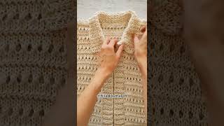 Chaleco en dos agujas con un punto que te va a enamorar Tutorial tricot tejer dosagujas jersey [upl. by Ahseei]