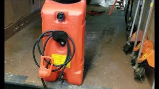 DLC  Enclosed Trailer Fuel Tank Install [upl. by Nivrehs]