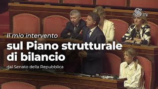 Il mio intervento in Senato sul Piano strutturale di bilancio  9102024 [upl. by Bella]