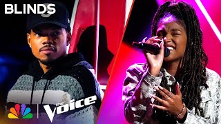 17YearOld Mariah Kalia Sings Billie Eilishs quotidontwannabeyouanymorequot  The Voice Blind Auditions [upl. by Henryetta]